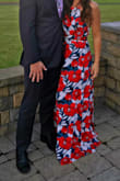 Order a size up! I'm usually a medium when it comes to dresses at Lulus but the skirt waist band is so tight with little room for stretch so order a size up to be safe. I got so many compliments on this dress! I'm in love! - Chelsea M.