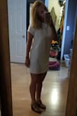 I bought this dress for one of my bridal showers. It was so cute and the length cuts just right to make your legs look great. - Kayla R.