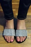 Talk about bling bling! I always get compliments on these sandals. They add the perfect amount of bling to any outfit. I especially like to wear them on the sunnier of days. - Deven H.