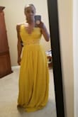 Love the material,  the fit and love that I can go bra less in it. It's a little long but nothing a pair of wedges or a hem won't fix. - Laticha B.