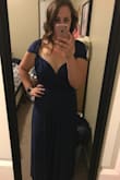 Being tall makes it hard to find a good long dress, but this one fits perfect and is so versatile. I love the cap sleeve sweetheart neckline look. I purchased this dress per brides request (sweet!) for a bridesmaid dress but I plan to wear it for many other future occasions to come! - Rachel H.