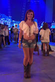 I love the look of this top, I wore it to the Zac Brown Band concert this past Friday. I received so many compliments on it all night. 
My only issue is I ordered a small and I found it too big in the shoulders and a little loose in the chest. But nothing a little double sided tape couldn't fix. I felt confident and comfortable after the tape. 
Again love the look and the shirt once the tape was on. I love your company and order so much from you all the time. - Brittany L.