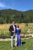 Loved this dress so much! I would have worn heels but the wedding terrain was rocky, so the dress was a little long but I love it! - Chelsea B.