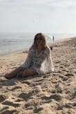 Love this beach cover up!!! Felt like a total goddess wearing this. I wore it on a beach vacation and received so many compliments from random people at beach bars! Highly recommend. I wore mine with a black one piece underneath but I would love to wear it with a turquoise or white fit underneath too. - Alexandra W.