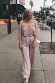 I ordered this and am obsessed. I love it as a set but wore the pants with a white tee shirt to work one day. - Julia P.
