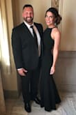 I ordered this dress for a black tie wedding and absolutely loved it! It fits to true to size. I wore 4 inch heels and length was perfect. - Abby C.