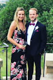 The dress was a beautiful color and sturdy weight. I got lots of complements on the flowers and flattering neck line. However, sadly the open leg slit doesn't line up properly and doesn't show! Still a great dress!! Was a little long even on me and heels and a little extra fabric overall so may be worth a smaller size! - Jessica W.