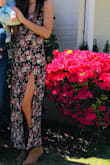Perfect spring time dress!! I got so many compliments on this dress and it is super comfortable and not too long. - Kate