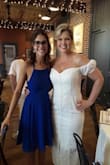 My daughter wore this as my Maid of Honor dress. She looked beautiful and the fit was great. The ties are a little tricky to do but stayed all day. - Trish J.