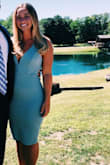 Follow the size chart and order accordingly! I wore this dress a guest to a wedding. When I saw "sage" I wondered if I would be more green than blue, but the color matched the picture perfectly and I got a lot of compliments on how nice the "blue" looked on my skin. I'm curvier than the model, but the dress made me feel great. Quality material as usual, wires in the chest line for support and sturdiness. Thanks Lulus! - Sarah A.
