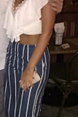 Fit perfectly and can easily dress up or down. Paired with the Saturday in the Park White Lace Crop Top in photo. - Beth M.