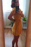 This dress is amazing. Truly a 5/5. It's light, and flowy, and fun. A staple for a summer wardrobe. My only warning is DO NOT TUMBLE DRY! My S went to XS and is a little too short now. Super bummed. - Rebecca T.