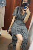 Very cute and flattering! The material is neither too thin or thick. It drapes over your body elegantly and feels good on the skin. I love that you can wear the set like a maxi dress or each piece separately. - Avery D.