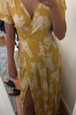 It was a little big in the chest area and long, probably should've gotten a XS (which is typically what I wear, but I've gained a few lbs......). Anyway, I got it for a wedding, and got soooooo many compliments. Dress is super comfortable, want it in every color. - Hunter S.