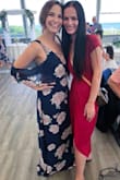 Wore this dress for a morning beach wedding and it was perfect. It is a little tight around the chest but I got used to it right away. The material was light weight and perfect for dancing. I am not the tallest person so wedges and holding the dress we're necessary when walking. - Kaitlynn L.
