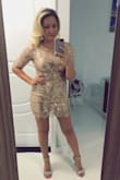 Very shiny and cute dress, received tons of compliments. - Irina B.
