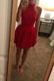 I ordered a XS and it fits wonderfully! The waist is definitely snug, but it fits well and makes my waist look small! - Emily L.