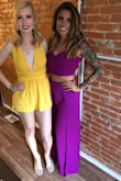 I wore this to a concert and it was perfect! It was so comfortable and I was stopped numerous times to be complimented on how pretty it was. The pants were a bit big but I took them in a little myself. HIGHLY recommend this outfit for any occasion, honestly. I would outfit repeat with this if I could! - Gina F.