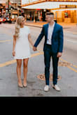 I love this dress! It is a little loose so it's more of a flowy feel but still super cute! The bow in the back allows for you to make it a little tighter up top. It isn't see through at all and the length is perfect! - Katie J.