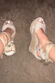 I ordered these shoes for an upcoming trip to florida. I'm usually a size 9. After reading reviews I decided to order a 8.5. After receiving I wish I would have ordered an 8. The shoe seems very comfotbale but I don't think it would arrive in time for my trip if I returned. - Madison H.