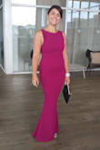 It was super comfy and real easy to wear. So many compliments and that color was gorgeous! I did need to have it hemmed and also had some puckering on the back so my seamstress fixed that but overall it was great. - Danielle