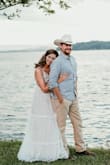 I adored this dress. The length was perfect, as I'm a pretty tall girl. The chest was a little loose, but I don't think it would have fit in the waist if I had ordered a smaller size. Purchased for engagement photos. - Emilee M.