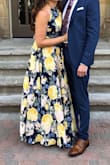 Dress was true to size - length with heels was perfect - very flattering. - Jessica G.