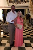 So I bought this dress to go on vacay with my husband to Sandals Jamaica. My husband raved about it and I was complimented all night long by everyone who passed me. At the end of the evening my husband was following me to our room and admired how the dress flowed behind me. Let's just say it was a big hit! It was super comfortable and I felt great in it all night long. I can't wait to wear it again. The fact that it's a wrap dress is fantastic because it will fit many different body types without alterations. I did hem it a little as I am super short. - Cynthia C.