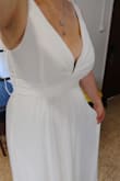 Bought it for my wedding. Checked the measurements, and ordered. When it arrived I was amazed how perfect it is. A little too long for me but the bust (which is usually a problem for me, 36DD) fit me exactly. I am so excited to wear it for my wedding. - Tehila M.