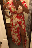 The pattern was gorgeous but my boobs were hanging out and it looked like a bathrobe - Ashley M.