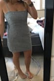 Love this so much! It's tight in the right places and loose in others. The tie in the back is super cute, and the straps and back tie are so adjustable. I also love how it can be paired with a jean jacket and white sneakers, or wedges, or sandals -- perfect dress. - Emily T.