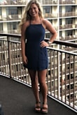 Super comfy dress, a little large in the straps but was fixed with an elastic band & didn't take away from how cute this dress is! I wore It on vacation at the beach! - McKynlee N.