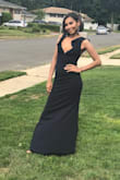 It looked perfect on me, it's made of a great material, it looks expensive and it fits like a glove, and even though I actually wanted the burgundy one, I loved how the navy blue looked on me. - Natalia A.