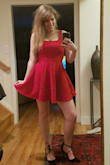 This dress is perfect. It's not too low cut or short, but not too conservative either. I got a lot of compliments. Great for date night - Katie T.
