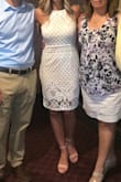 Loved this dress! It arrived the day of my rehearsal dinner and thank god it did because I loved it!! I was surprised I got so many compliments on it, "classy," "beautiful," "bridal." - Steph L.