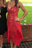 I wore this dress to a summer wedding. It was super comfortable to dance in! I got so many compliments. I highly recommend this dress! - Kayla O.