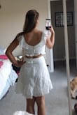 I really loved this dress is a little expensive but it worth it! Is not short at all on me. I'll let the pics talk for themselves. - Marines P.