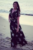 I love maxi dresses but always struggle to find one that is long enough for my 36" inseam. Enter Lulus! I absolutely love how their website gives you the model info so I know if the length will work for me. This just hits the tops of my feet. I also love how you can wrap it further if you are not open to showing a large amount of cleavage. Perfect for summer & with cute sandals! - Stephanie V.