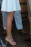 These were my wedding day shoes.  they fit perfect! Easy to walk in, especially down the isle! super cute too!! Lulus is the BOMB.COM - Lauren A.