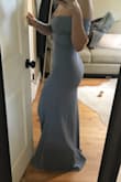 This dress is perfect. I am going on a company trip with my fiance and it will be perfect for his awards dinner! The fit is true to size and has a lot of stretch so it's super comfy! - Natalie T.