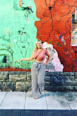 I love this too! The material is soft and stretchy and feels like great quality. It's super flattering and very comfortable! The terra cotta color looks a little more pink in person but it's still a great color! - Megan C.