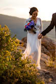 I wore this dress on my wedding and I love it and everybody loved it! Our photographer didn't miss a chance to tell me how she loved my dress and wants to emphasize it in the photograph. I had to hem it and make a little bit of alterations to make it my own but that's not big of a deal. - Cleofe M.