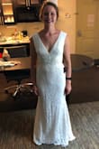 I love this dress it fit really well! I am tall so I usually have problems with the length of dresses but this one had PLENTY of length! It was very flattering and the back was very flattering. - Samantha G.