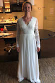 This dress had a lot of potential, it ran large and made me feel boxy. The material and zipper felt very high quality but the shape did not do my body justice. The length was great though, plenty of room for heals! - Samantha G.