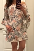 I ordered a size small and it's absolutely perfect. I love it. It's fun and flirty and perfect for summer and spring. Can't wait to wear it out! - Linda R.