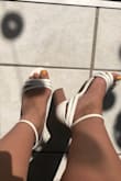 I wore these to my graduation and they were so comfortable. I loved them! They did feel a tiny bit too big so it caused a little bit of an irritation on the back of my heel, but otherwise so so comfy and cute!! - Crystal B.