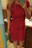 I had initially ordered a medium in yellow, I'm usually a size 6-8, but I couldn't breathe in it. I ordered the large and it was perfect. I got the magenta dress and the color is absolutely gorgeous!! - Monica P.