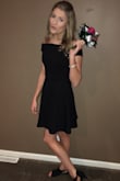 Fit perfectly for my daughter's homecoming dance... Soft material. - Brandy N.