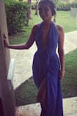 Perfect vacation dress and I felt like a Foley goddess. Loved so much I bought it in green as well. - Lisa T.