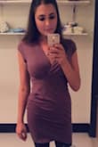 Love this dress. The color is beautiful and I received lots of compliments. Fits very nicely. - Erica E.